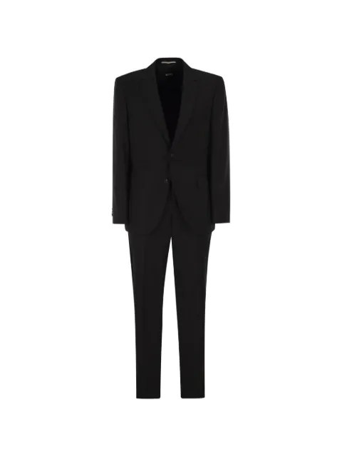 BOSS single-breasted suit Black 50557261