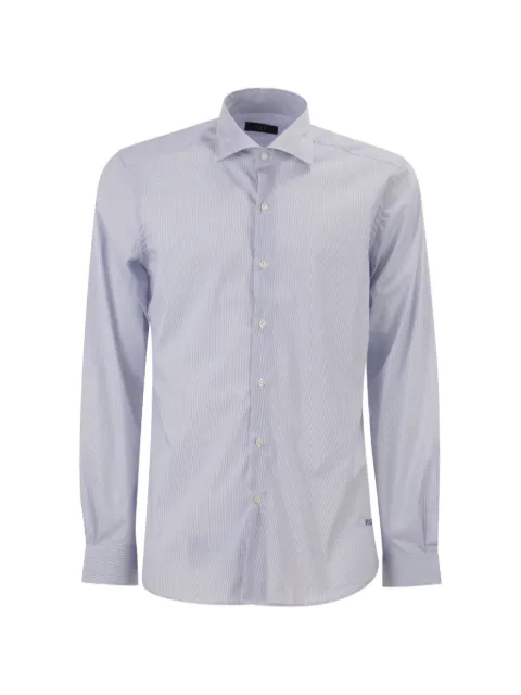 Fay striped shirt Blue NCMA152259SZBE