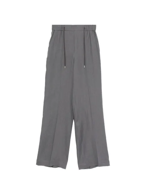 Peserico drawstring trousers Grey P0423402647