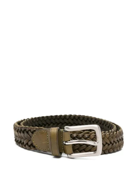 DRAGON DIFFUSION 9ply Polo braided intreccio belt Green 6030