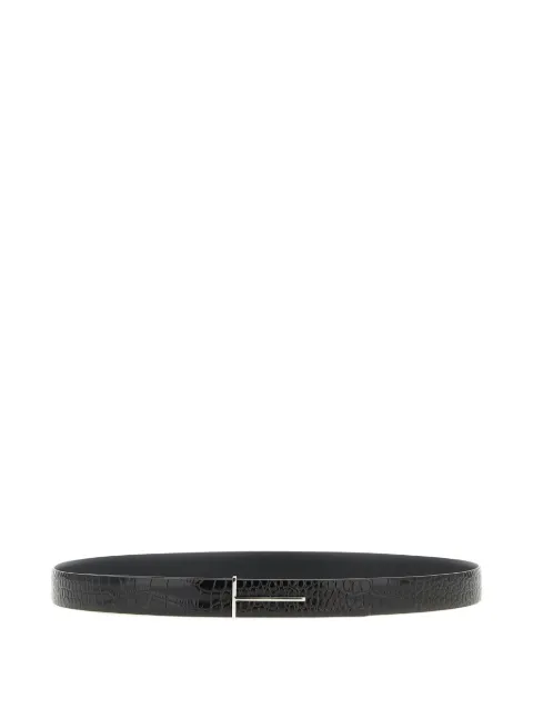 TOM FORD reversible python-print buckle belt Brown TB330LCL439S