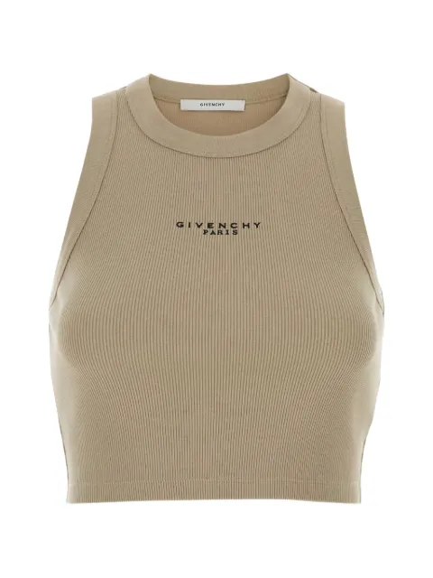 Givenchy cropped tank top Neutrals BW70FNP7BR