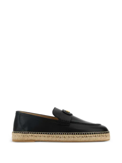 Valentino Garavani Palm Avenue calfskin loafers Black YS0K00UDX