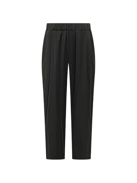 A Paper Kid logo-patch trousers Black S6PKMAPA094