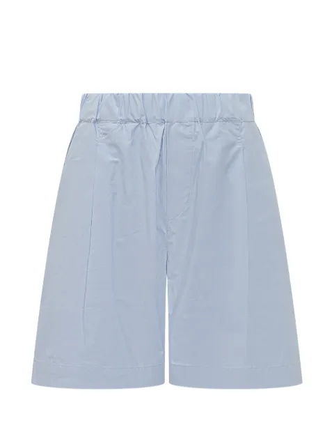 A Paper Kid logo-patch shorts Blue S6PKMABE005