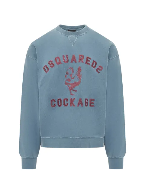 DSQUARED2 crew-neck sweatshirt Blue S74GU0935D25030