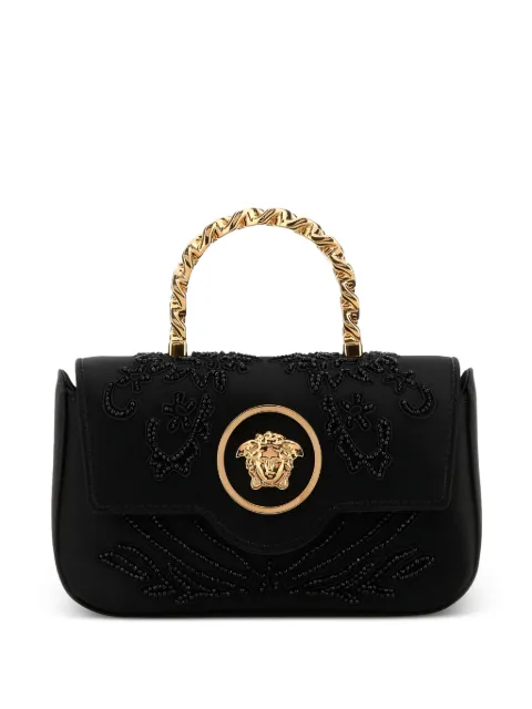 Versace mini embellishment tote bag Black 10134391A17115