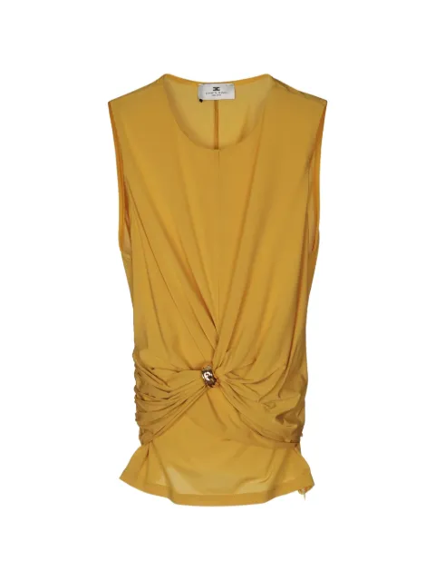 Elisabetta Franchi jewel-detail top Yellow TO03761E2