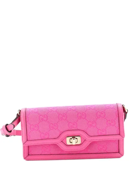 Gucci Pre-Owned Luce GG Canvas Mini shoulder bag Pink HPG3KHA1YXU1AQI5
