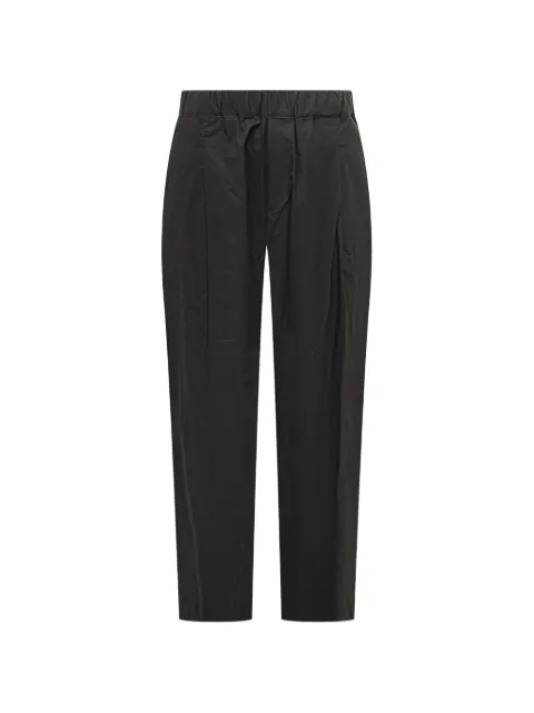 A Paper Kid logo-patch trousers Black S6PKMAPA004