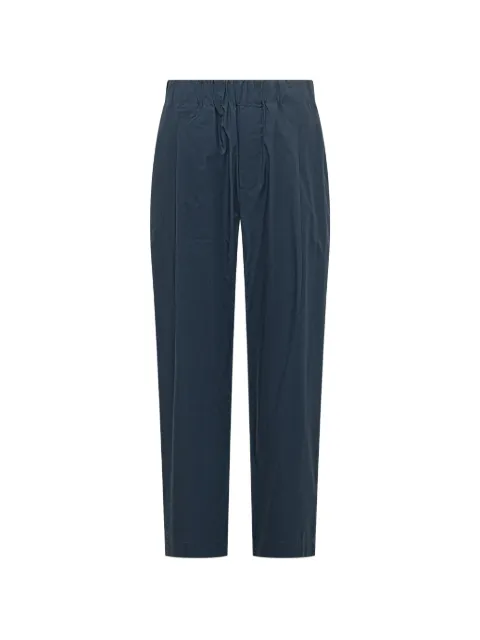 A Paper Kid logo-patch trousers Blue S6PKMAPA004
