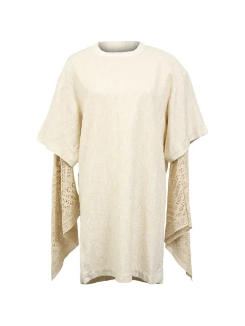 Chloé Vintage Sandy crochet-panel mini dress Neutrals NAPPUHKCL455343W