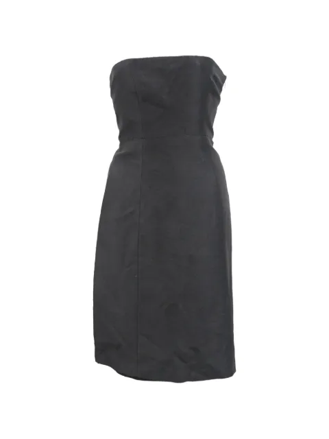 Theory floral strapless mini dress Black TONPUHKCL463870W