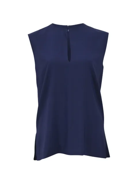 Celine Pre-Owned sleeveless blouse Blue TONPUHKCL381682W