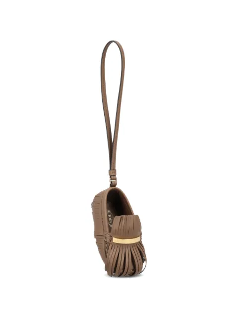 Tod's fringed shoe charm Brown XAWCFLX2400ROR