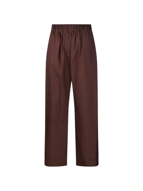 THELATEST Dora elasticated trousers Brown TLW03119T0160LNTPT0215BROWN