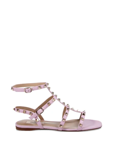 Valentino Garavani rockstud-embellished flat sandals Pink WS0A05VOD