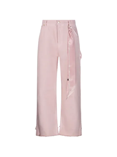 DARKPARK scarf-detail jeans Pink WTR58DWB010030