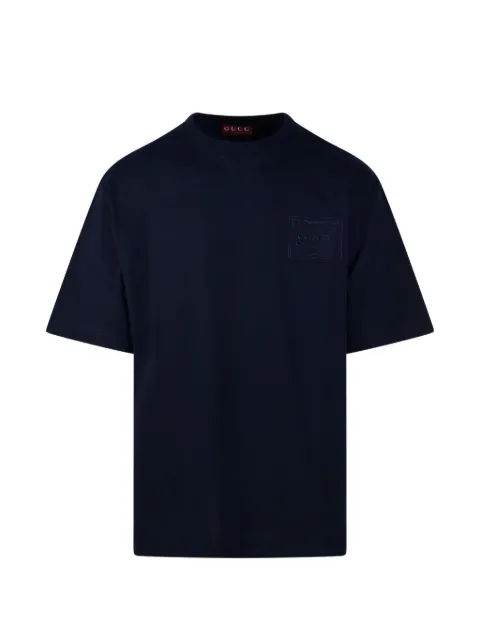 Gucci patch T-shirt Blue 854505XJHN7