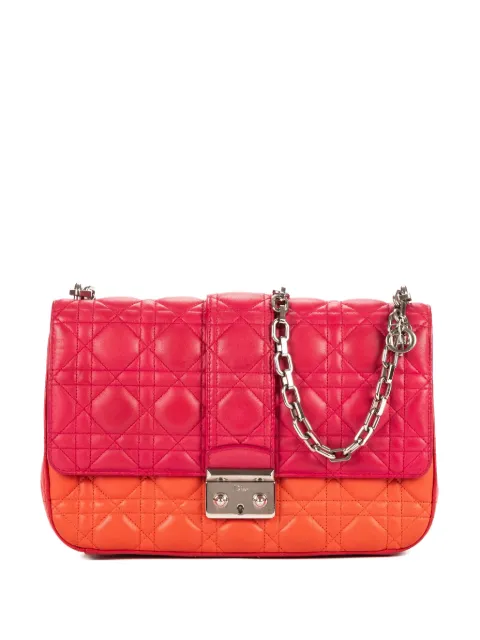 Christian Dior Pre-Owned quilted chain-strap cross body bag Red 18MA0123