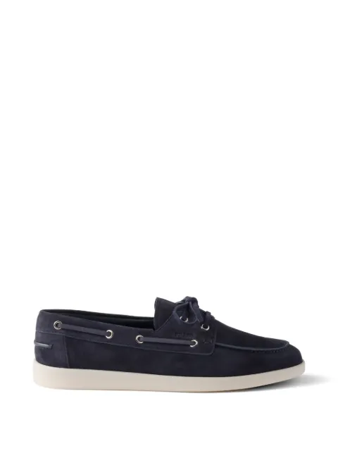 Prada suede loafers Blue 2EG503103