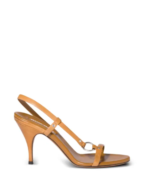Miu Miu leather sandals Neutrals 5X661EFA085537