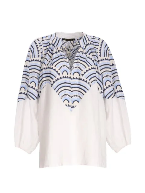 GREEK ARCHAIC KORI puffy triangle blouse White S26K3114150
