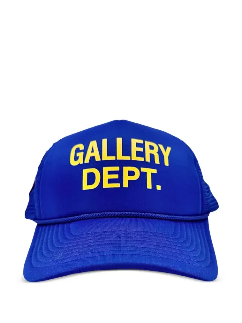 GALLERY DEPT. logo-patch trucker hat Blue QW