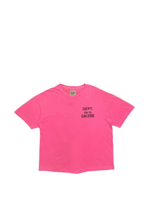 GALLERY DEPT. logo short sleeve t-shirt Pink GDFLSSTSFP