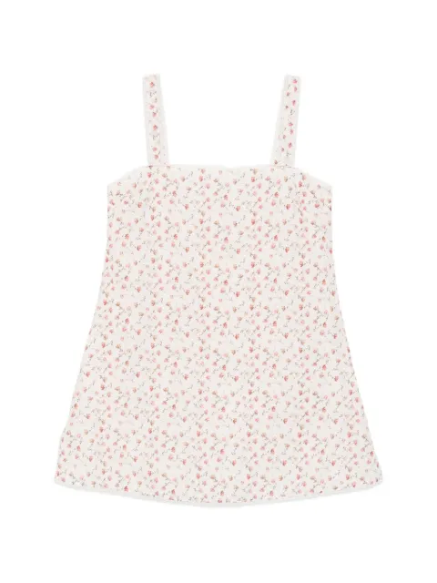 Posse Charlotte floral-print cotton mini dress Neutrals PS2006WFLR