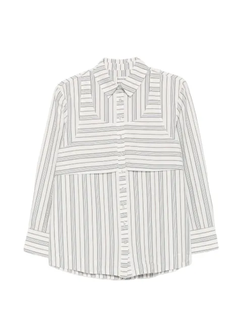 DAMSON MADDER Valeria double-layer striped shirt White PF26DM3861