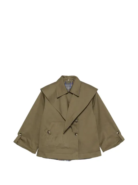 DAMSON MADDER Jerry trench coat Green AW25DM2002