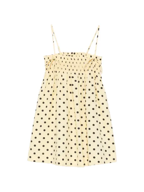 DAMSON MADDER Lilo polka-dot mini dress Yellow SS25DM1281