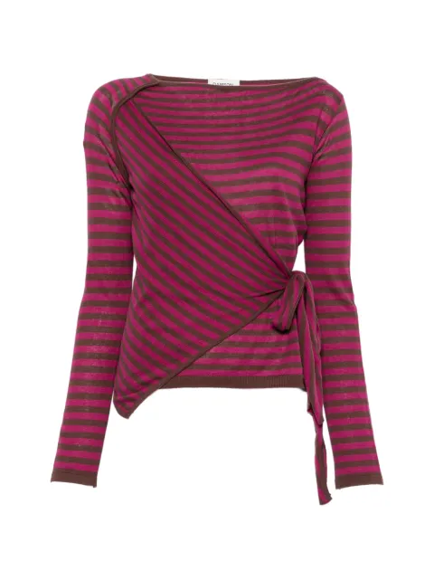 DAMSON MADDER Hannie long-sleeve T-shirt Purple PF26DM3876