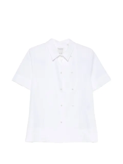 CALVIN KLEIN COLLECTION short-sleeve button-up shirt White VY00510