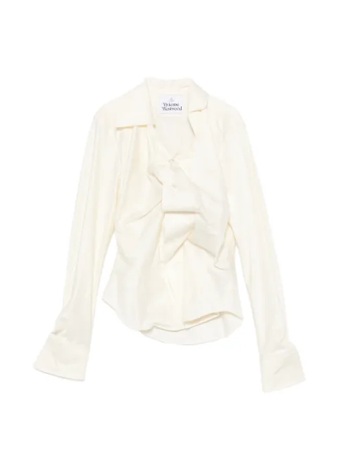 Vivienne Westwood Drunken draped shirt Neutrals 1501000CW01JP