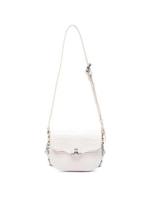 Vivienne Westwood Hunter leather cross body bag Neutrals 48030025WL0098
