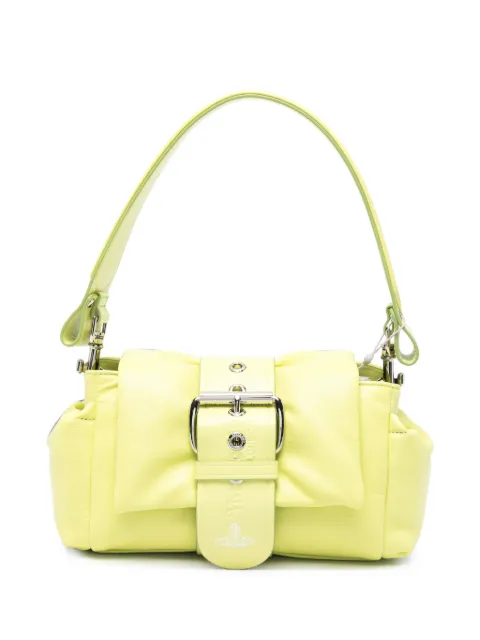 Vivienne Westwood Hazel Treasure leather shoulder bag Yellow 4602000PWL00EB