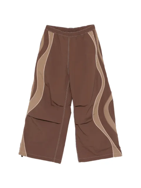 ERL UFO wave-panel pants Brown ERL12P0201