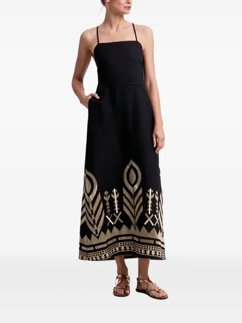 GREEK ARCHAIC KORI cross-straps maxi dress Black S26K2133129
