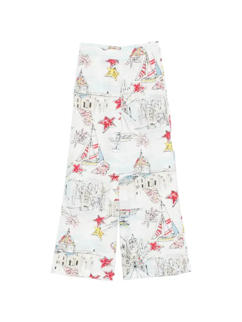 Antonio Marras patterned trousers White MPNL378