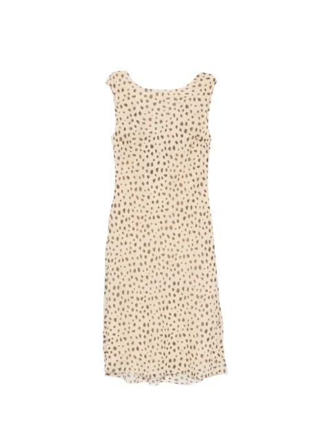 Posse Leo cheetah-print midi dress Neutrals PS1892CHE