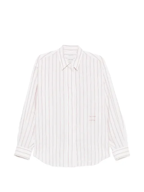 CALVIN KLEIN COLLECTION Amari vertical-stripe shirt White VY00508