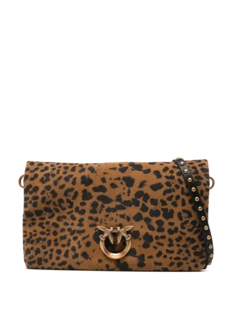 PINKO Love One Slouchy clutch bag Brown 106023A32A