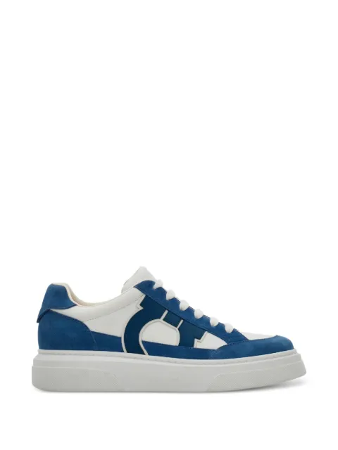 Ferragamo Gancini panelled trainers White 789107