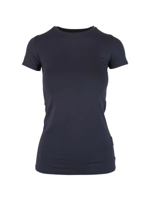 Majestic Filatures crew-neck T-shirt Blue E12010003