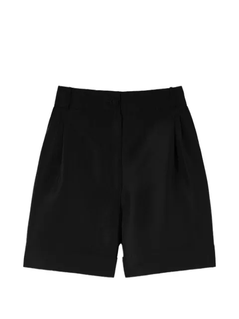 DESTREE button pleated shorts Black DANIELSMART