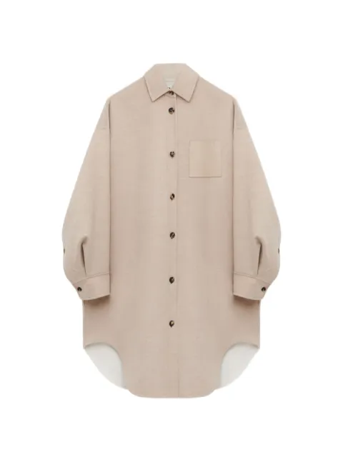 LOEWE button pocket coat Neutrals S359Y02XFD