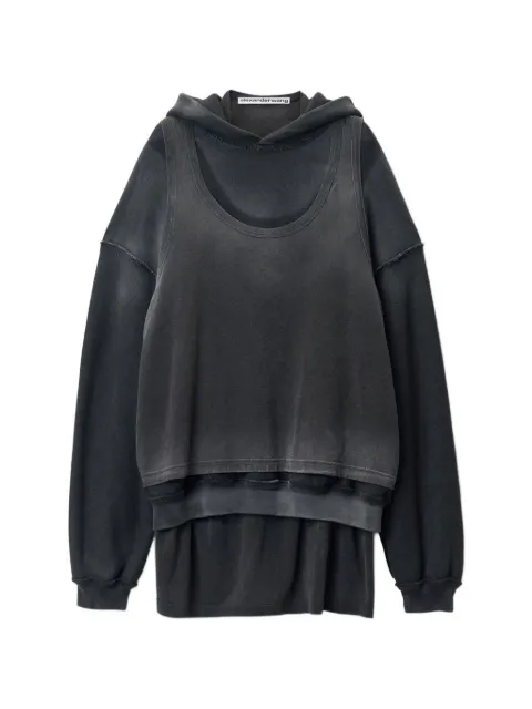 Alexander Wang long-sleeve hoodie Grey UCC4241718LCAGED