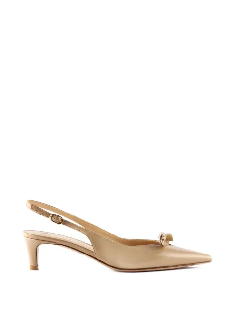 Roberto Festa Senyal slingback heeled pumps Neutrals SENYALSPAZZOLATOPHARD